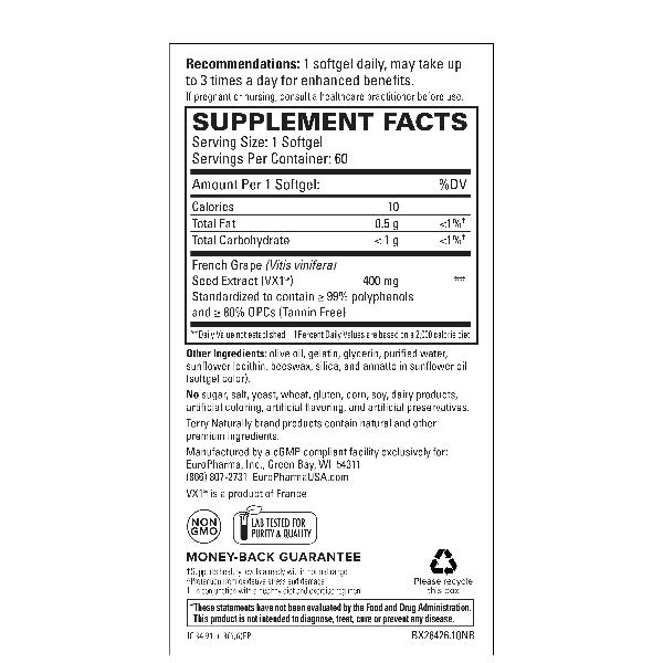 Clinical OPC Extra Strength 400 mg. 60 Softgels - Image 2
